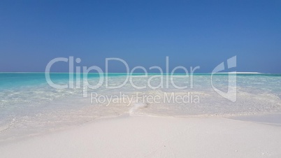 v02447 Maldives beautiful beach background white sandy tropical paradise island with blue sky sea water ocean 4k