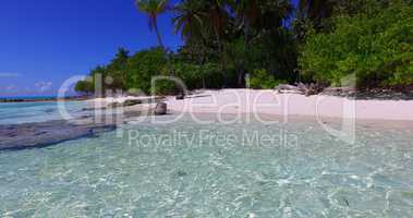 v02940 Maldives beautiful beach background white sandy tropical paradise island with blue sky sea water ocean 4k