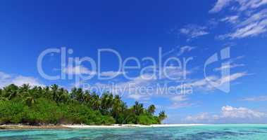 v02950 Maldives beautiful beach background white sandy tropical paradise island with blue sky sea water ocean 4k