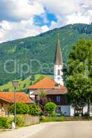 Rural Church in the Alps