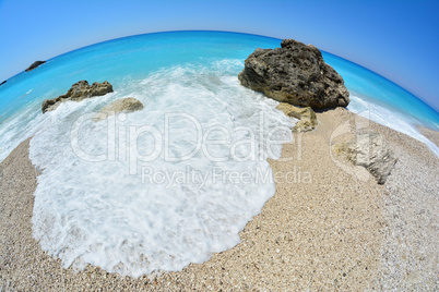 Sunny day on a beach