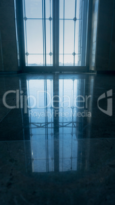 Glass Elevator Door Businessman Taking Modern Glass Elevator To