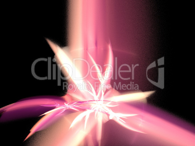 image of one Digital Fractal on Black Color image of one Digital Fractal on Black Color