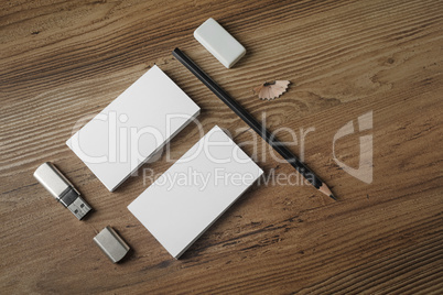 Blank stationery mockup