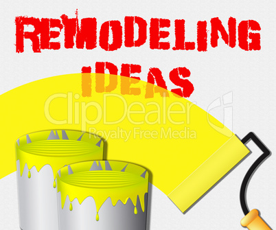 Remodeling Ideas Displays Diy Improvement Suggestions 3d Illustr