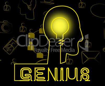 Genius Brain Means Specialist Solve And Guru
