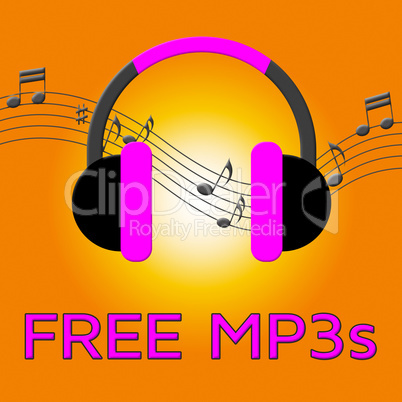 Free Mp3s Denotes Download Soundtracks 3d Illustration
