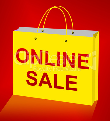 Online Sale Displays Web Discounts 3d Illustration