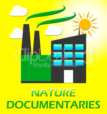 Nature Documentary Represents Environment Video 3d Illustration