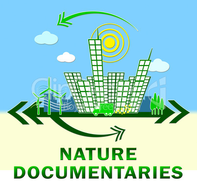 Nature Documentary Showing Environment Video 3d Illustration