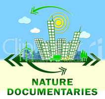 Nature Documentary Showing Environment Video 3d Illustration