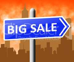 Big Sale Showing Massive Discounts 3d Rendering