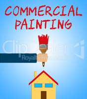 Commercial Painting Meaning Business Painter 3d Illustration