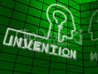 Invention Brain Meaning Innovating Invents 3d Illustration