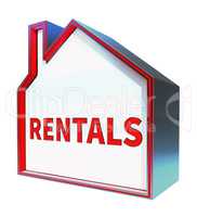 Property Rentals Meaning Real Estate 3d Rendering