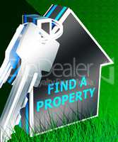 Find A Property Shows Home Search 3d Rendering