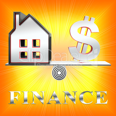 Finance Icon Meaning Financial Investment 3d Rendering