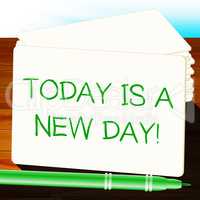 Today Is A New Day Joy 3d Illustration