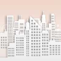 Skyscraper Buildings Displaying Corporate Cityscape 3d Illustrat