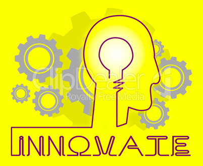 Innovate Cogs Means Innovating Creative And Ideas