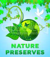 Nature Preserves Shows Eco Conservation 3d Illustration