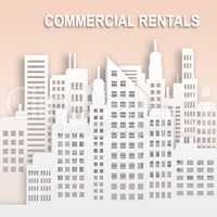 Commercial Rentals Represents Office Property Buildings 3d Illus