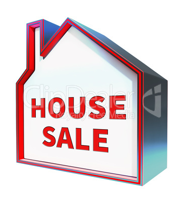 House For Sale Meaning Sell House 3d Rendering