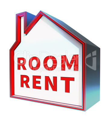 Rooms Rent Shows Real Estate 3d Rendering