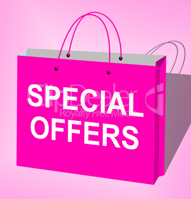 Special Offers Represents Big Reductions 3d Illustration