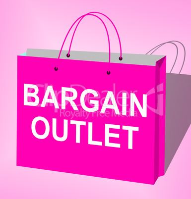 Bargain Outlet Displays Market Discount 3d Illustration