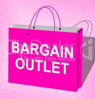 Bargain Outlet Displays Market Discount 3d Illustration