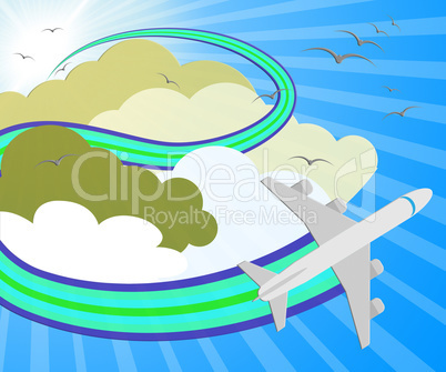Travel Sites Meaning Online Vacations 3d Illustration