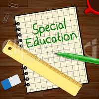 Special Education Represents Gifted Children 3d Illustration