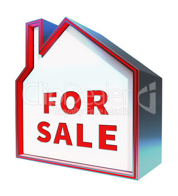 Houses For Sale Meaning Sell House 3d Rendering