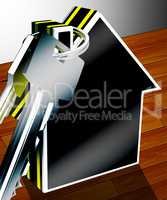 Property Keys Meaning New House 3d Rendering
