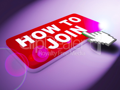 How To Join Shows Membership Registration 3d Rendering