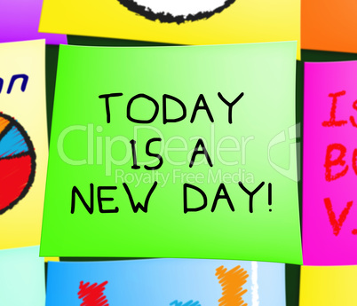 Today Is A New Day Joy 3d Illustration