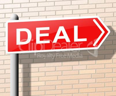 Deal Meaning Best Price Goods 3d Illustration