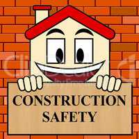 Construction Safety Shows Building Caution 3d Illustration
