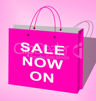 Sale Now On Message Displays Discounts 3d Illustration