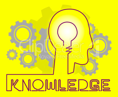 Knowledge Cogs Showing Know How And Wisdom