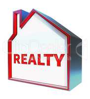 Realty Meaning Real Estate Property 3d Rendering