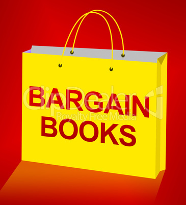 Bargain Books Displays Discount Novels 3d Illustration