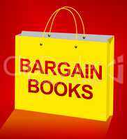 Bargain Books Displays Discount Novels 3d Illustration