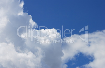 cloud on blue sky