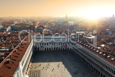 Top view of Piazza San Marco