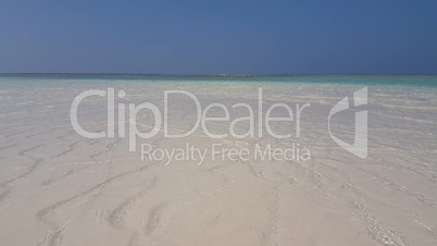 v01185 Maldives beautiful beach background white sandy tropical paradise island with blue sky sea water ocean 4k