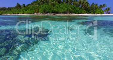 v01424 Maldives beautiful beach background white sandy tropical paradise island with blue sky sea water ocean 4k coral reef