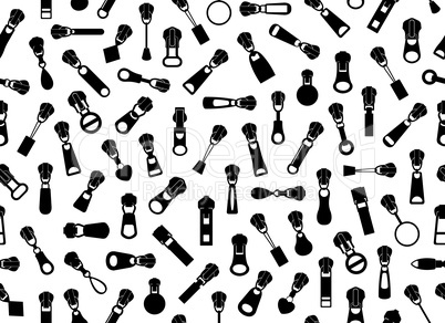 Seamless zipper pullers background