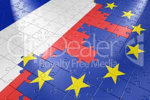 puzzle European Union and France